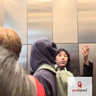 The podcast from a crowded elevator